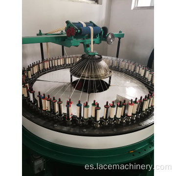 Máquina trenzadora computarizada de encaje con jacquard